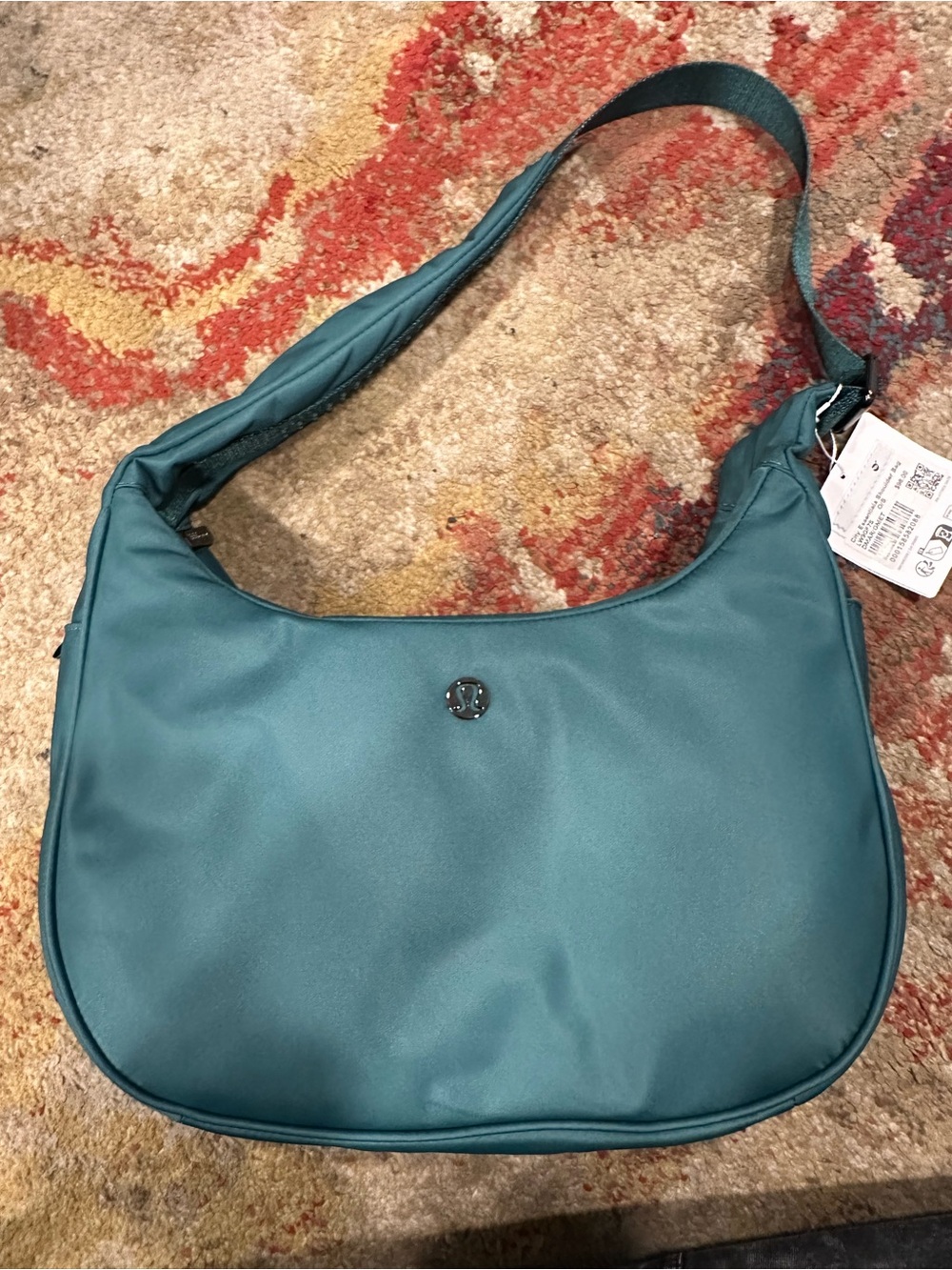 NWT! Lululemon City Essentials Shoulder Bag in teal, O/S